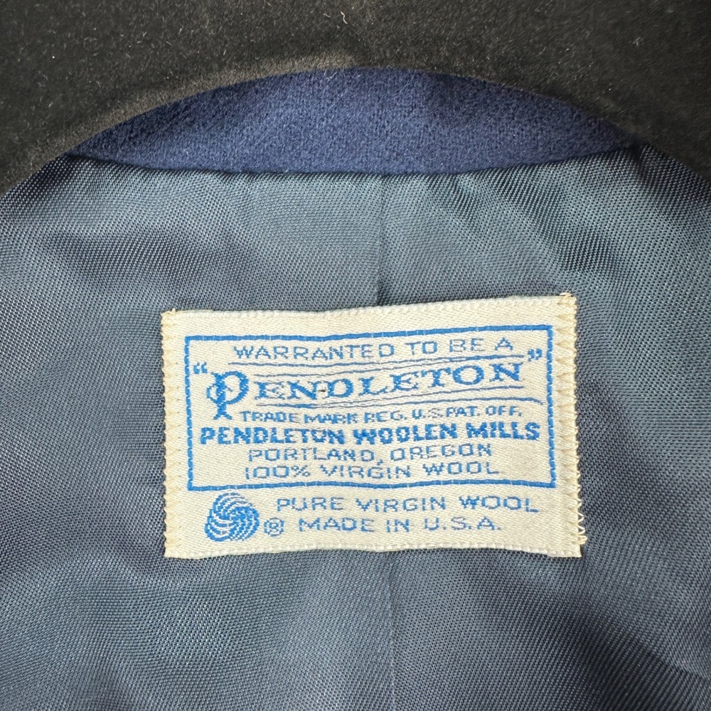 Pendleton Wool Blazer Jacket Womens Size 20w Blue… - image 3
